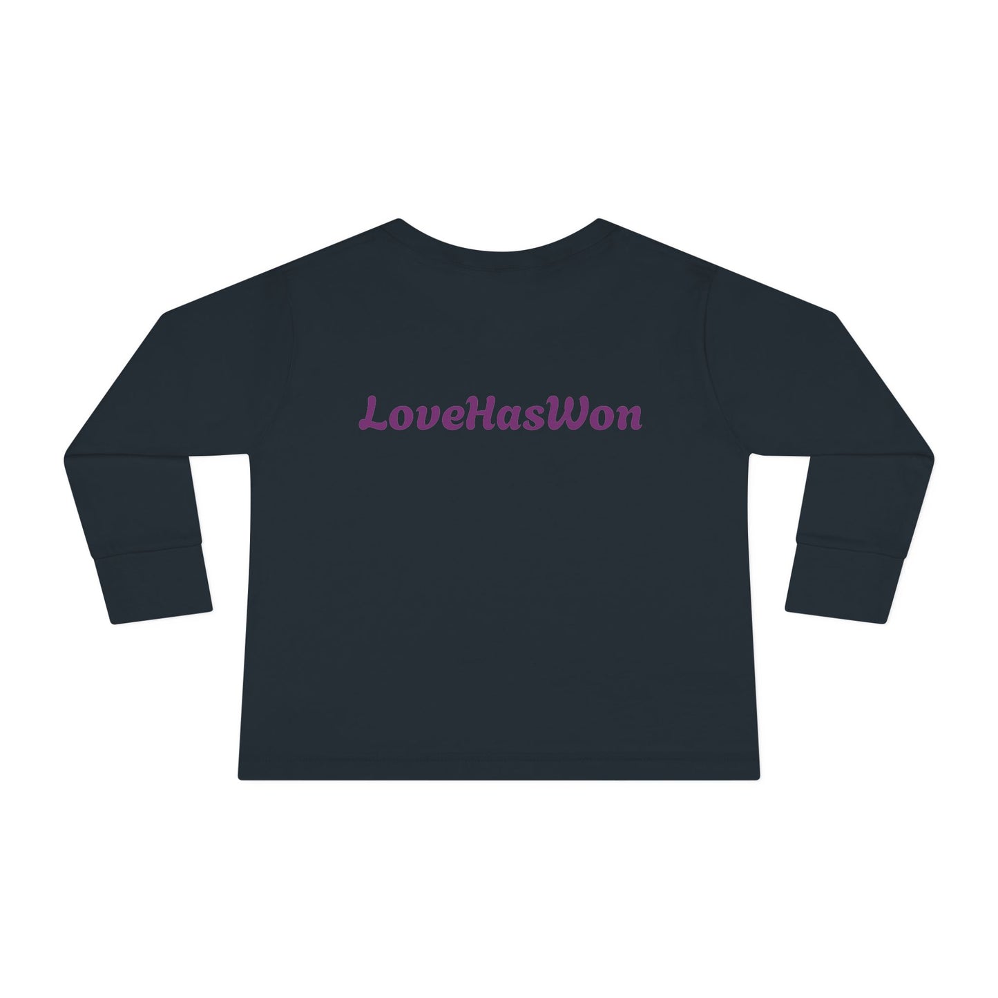 Love Has Won Toddler Long Sleeve Tee