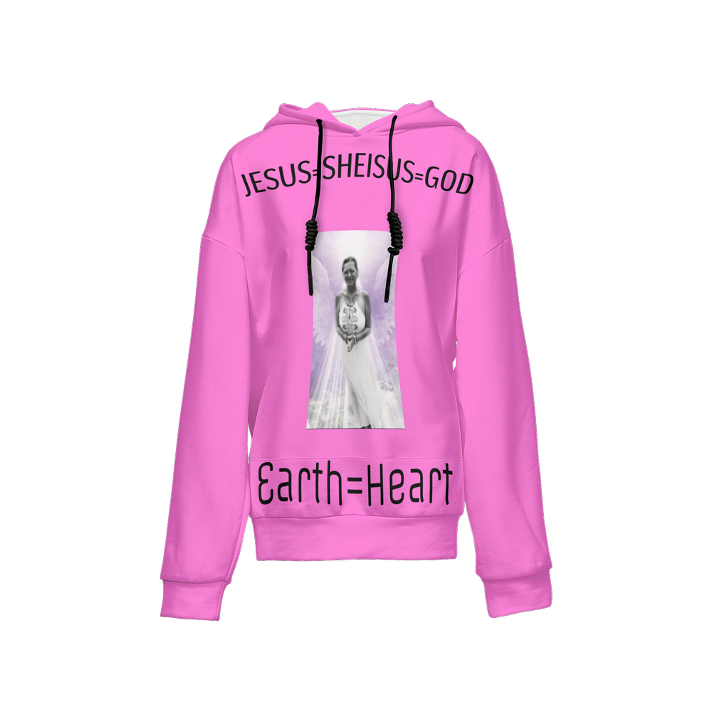 LoveHasWon/MotherGod Relaxed Fit Hoodie With Front Patch-Super Heavy 375g