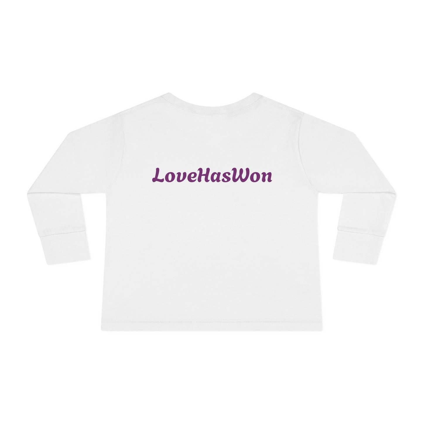 Love Has Won Toddler Long Sleeve Tee