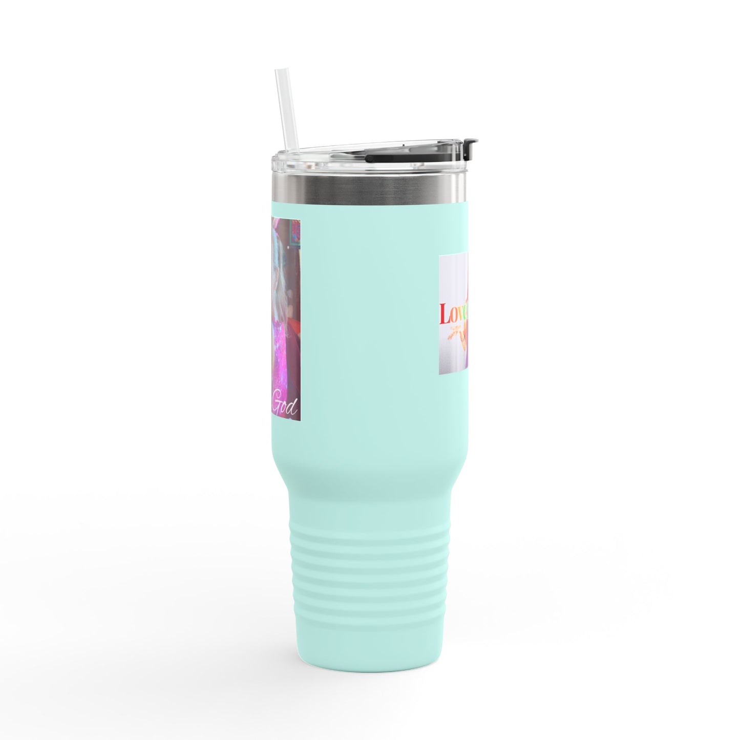 MotherGod LoveHasWon Insulated Travel Mug - 40oz