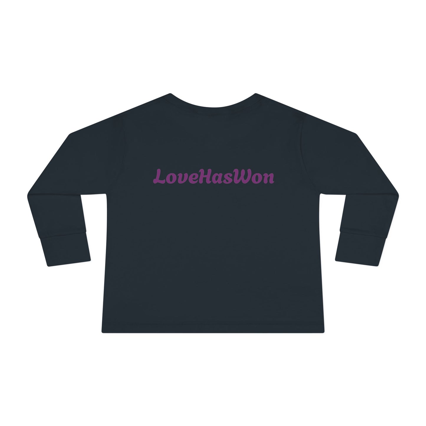 Love Has Won Toddler Long Sleeve Tee