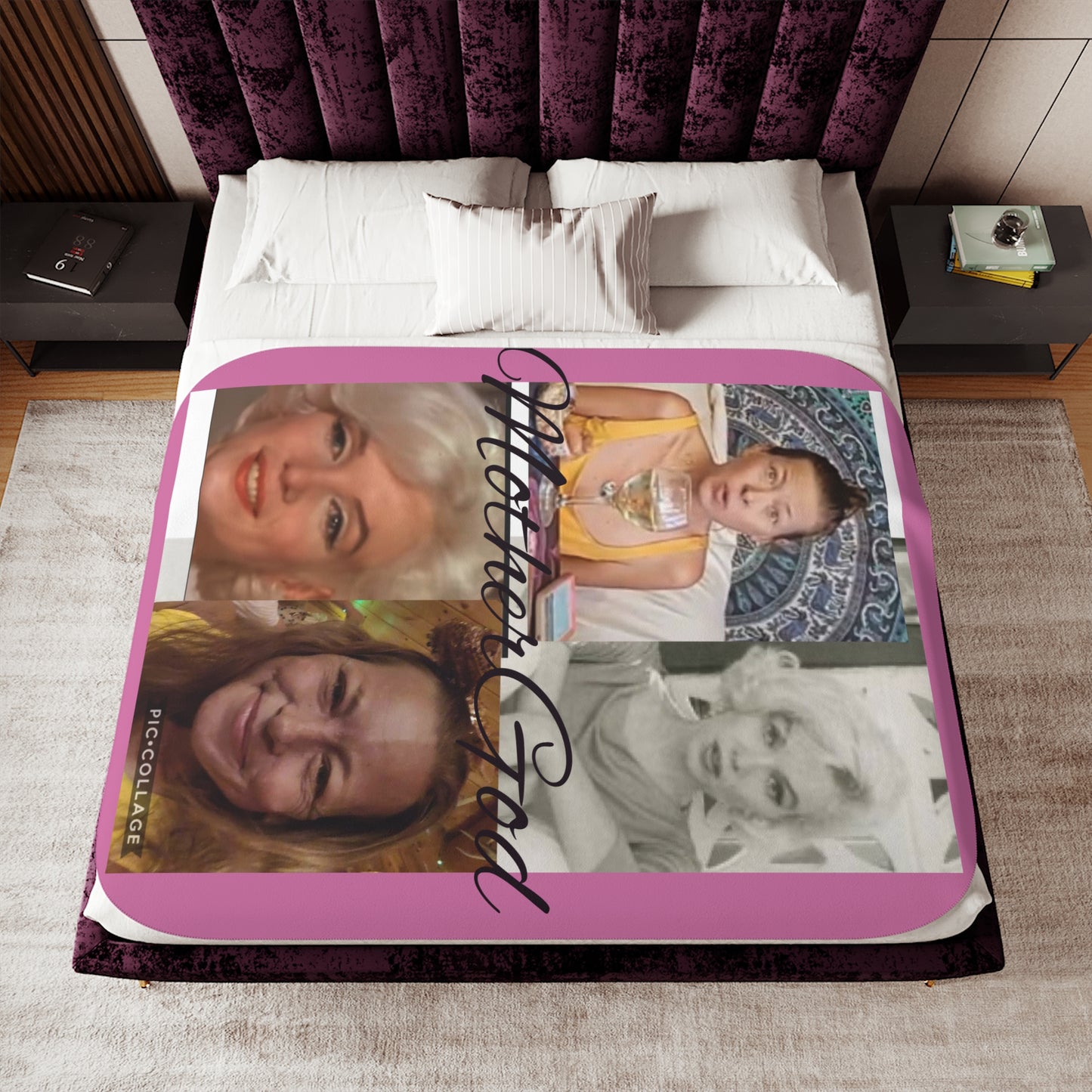 Cozy MotherGod LoveHasWon Sherpa Blanket - Warm & Soft Home Decor