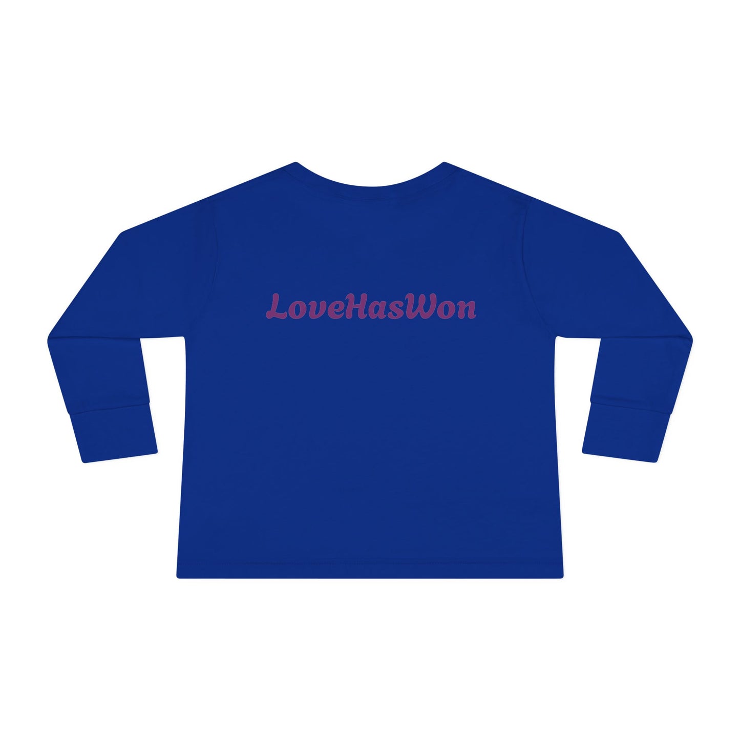 Love Has Won Toddler Long Sleeve Tee