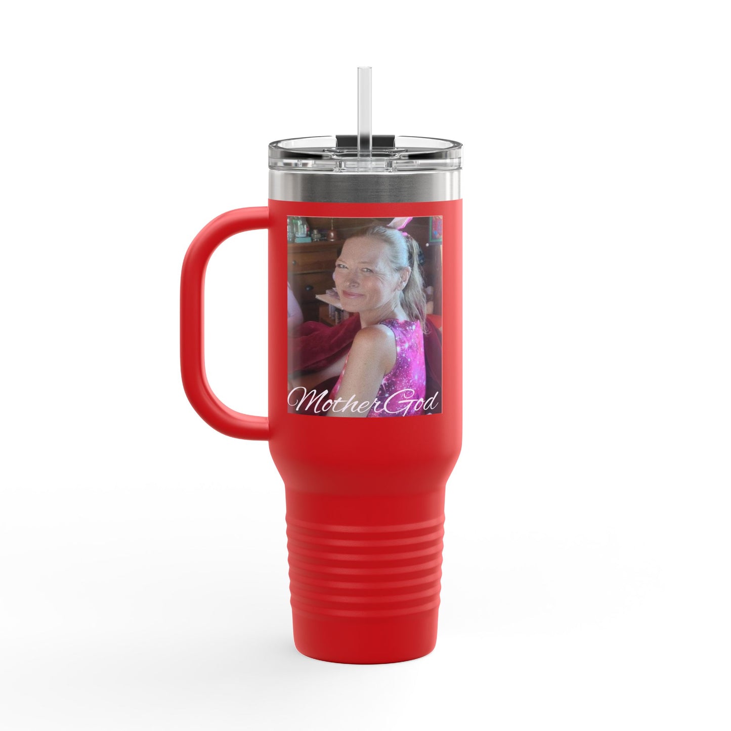 MotherGod LoveHasWon Insulated Travel Mug - 40oz