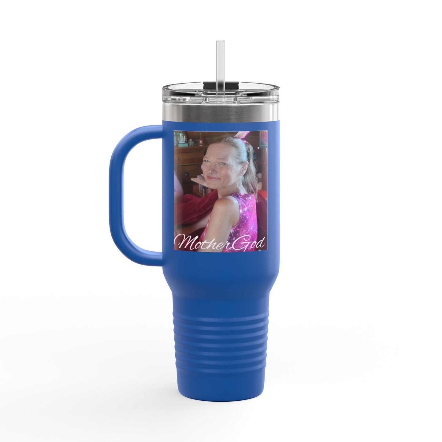 MotherGod LoveHasWon Insulated Travel Mug - 40oz