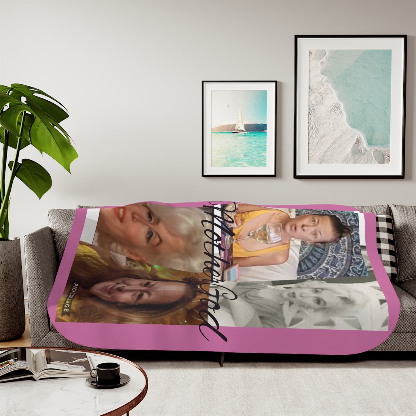 Cozy MotherGod LoveHasWon Sherpa Blanket - Warm & Soft Home Decor