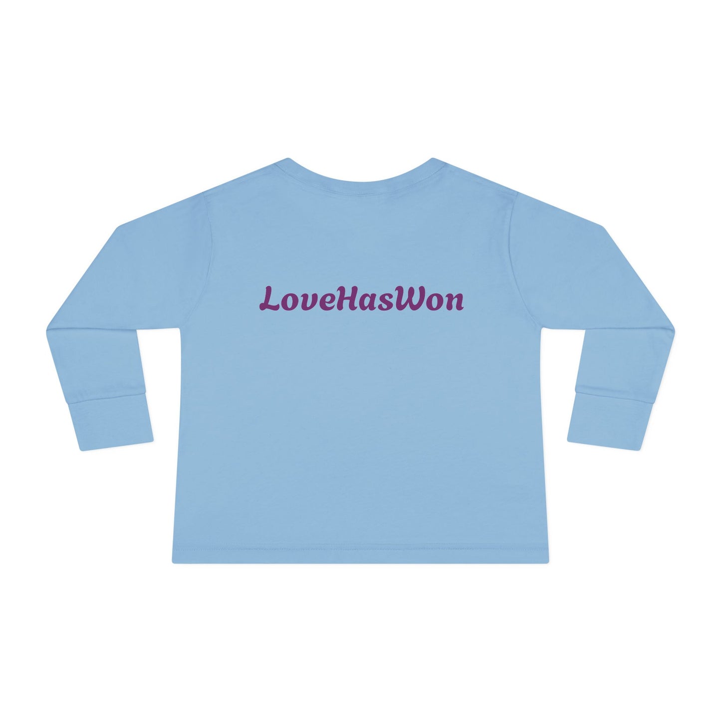 Love Has Won Toddler Long Sleeve Tee