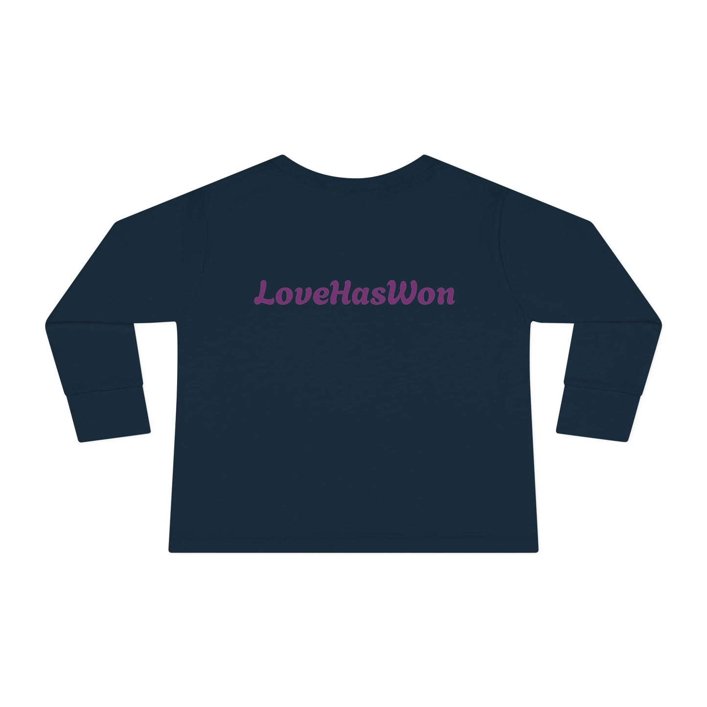 Love Has Won Toddler Long Sleeve Tee