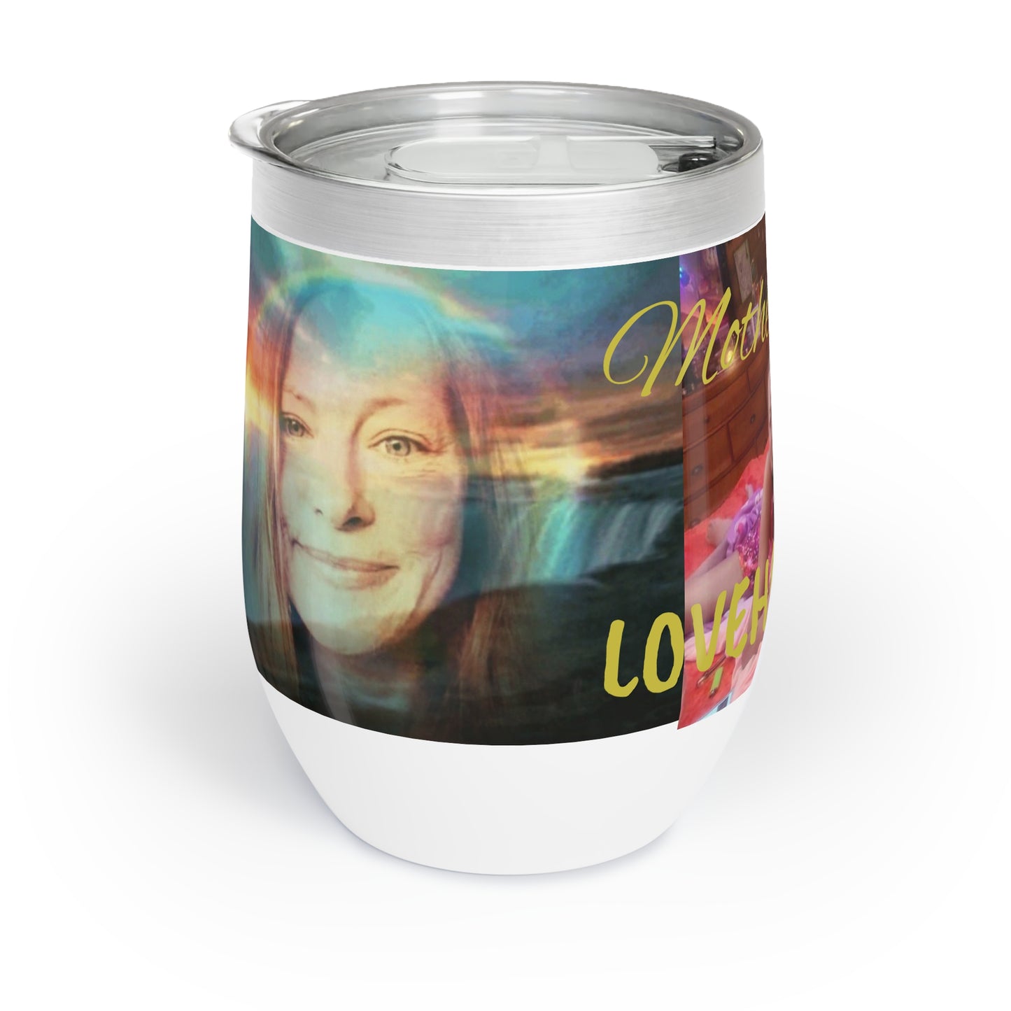 MotherGod LoveHasWon Chill Wine Tumbler - Unique Gift for Wine Lovers, Celebrating Love & Life