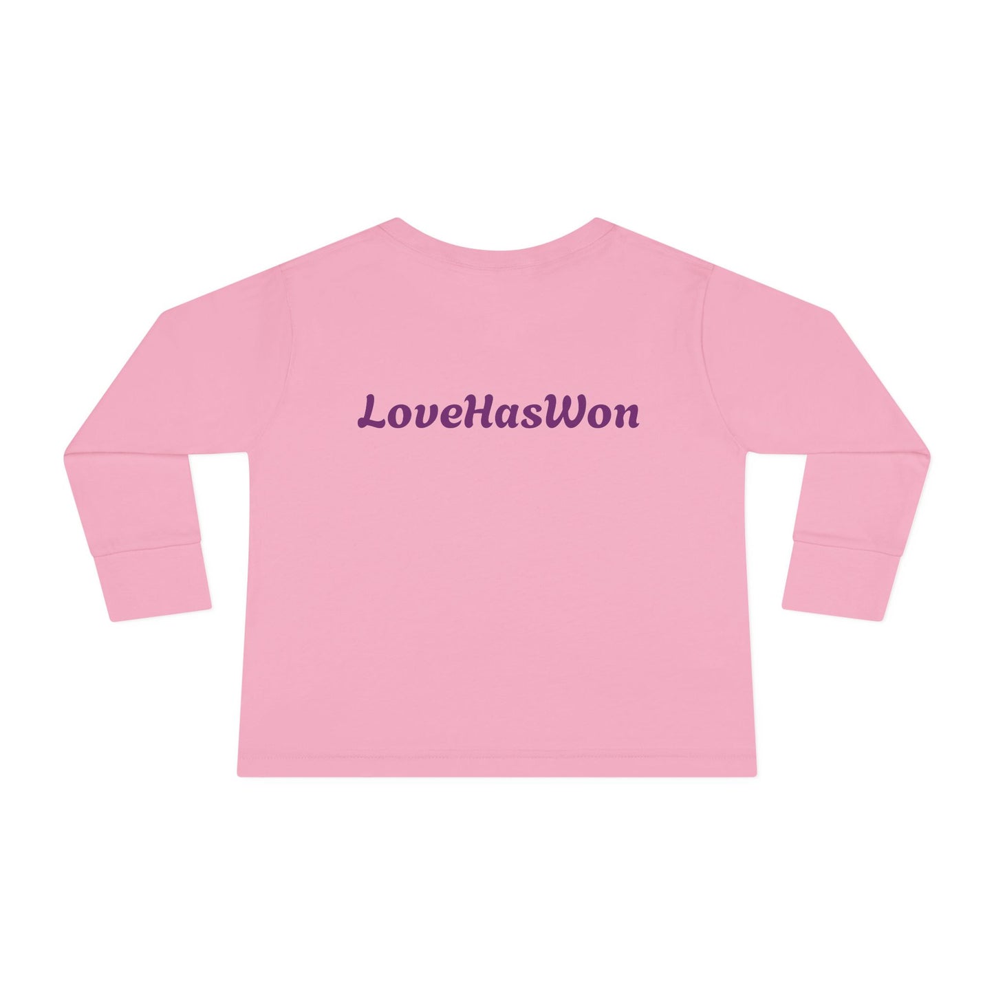 Love Has Won Toddler Long Sleeve Tee