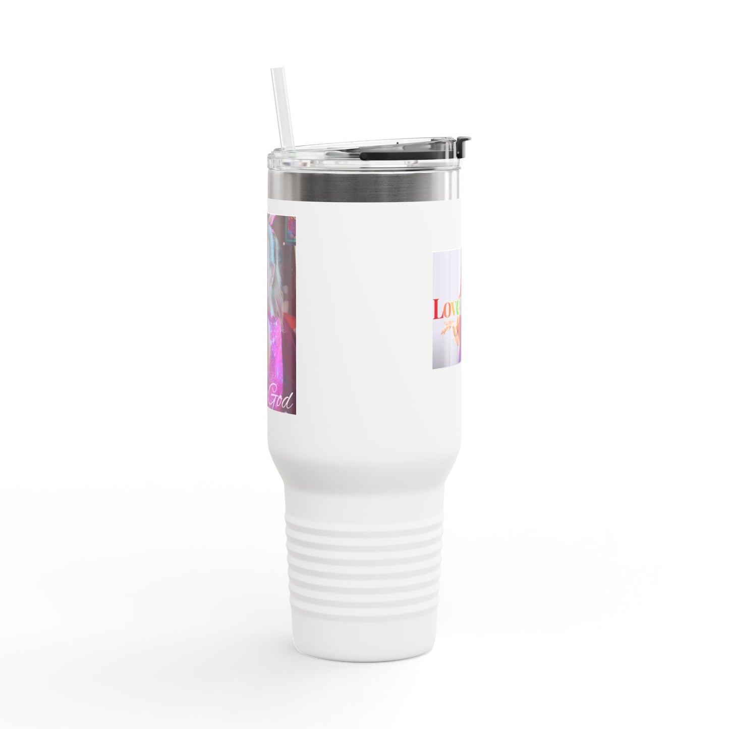 MotherGod LoveHasWon Insulated Travel Mug - 40oz