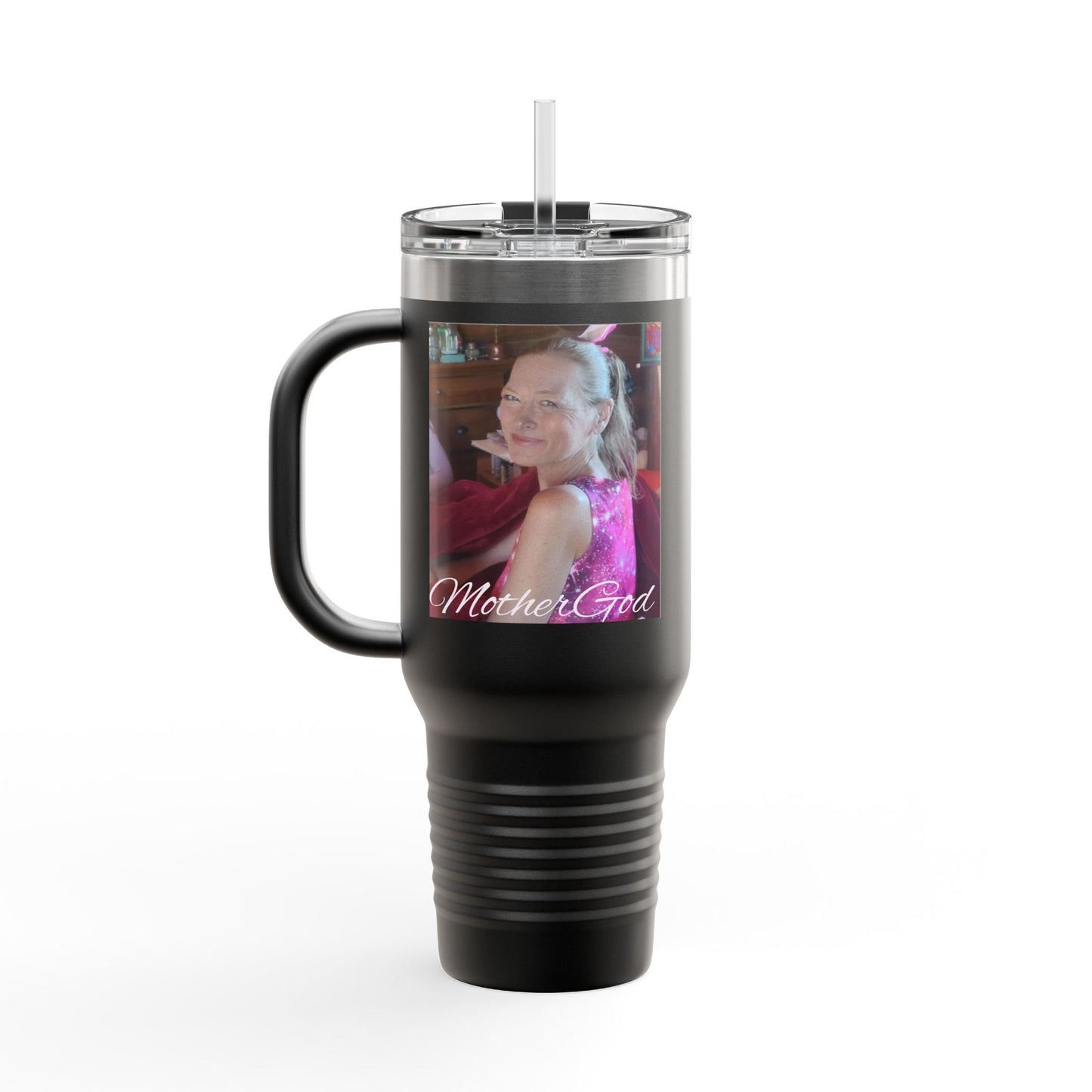 MotherGod LoveHasWon Insulated Travel Mug - 40oz