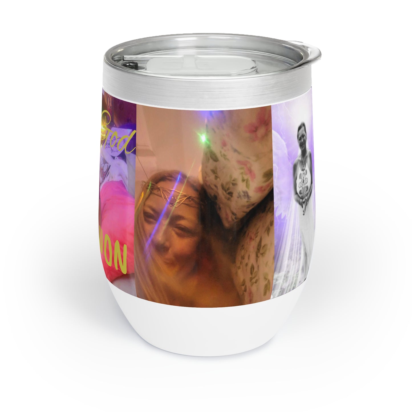 MotherGod LoveHasWon Chill Wine Tumbler - Unique Gift for Wine Lovers, Celebrating Love & Life