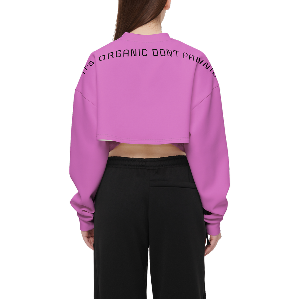 MotherGod Cropped Crewneck Sweatshirt